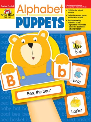 cover image of Alphabet Puppets, Grades PreK--1